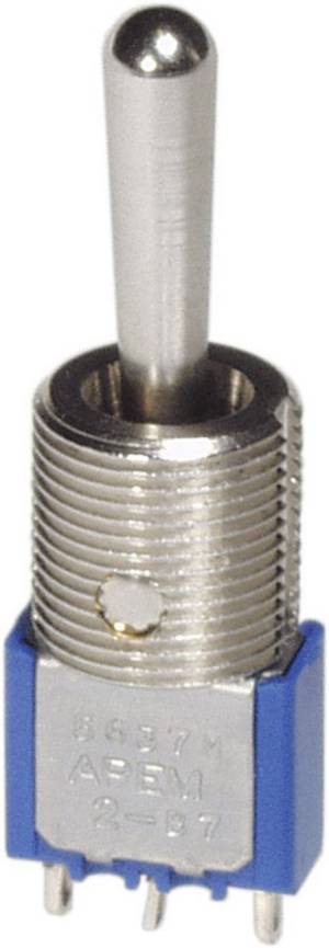 Ein Ein //Aus// APEM 3637NF//2 // 36371200 Kippschalter 250 V//AC 6 A 1 x